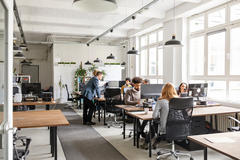people at open office